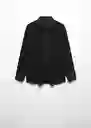 Camisa Blacky Negro Talla S Mujer Mango