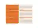 Set Paño Cocina Terry Blanco y Naranja Casaideas