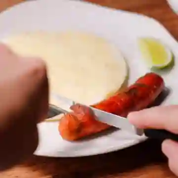 Arepa con Chorizo