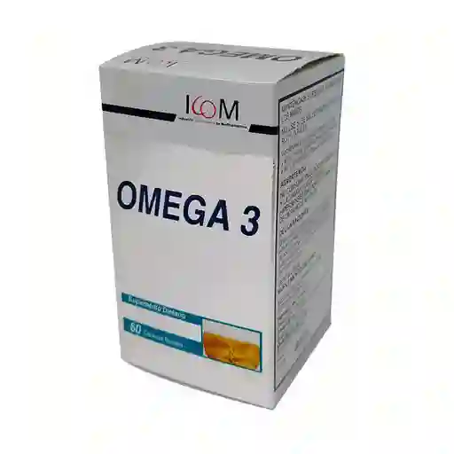 Icom Omega 3 Suplemento Dietario en Cápsulas Blandas 