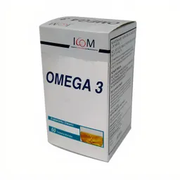 Icom Omega 3 Suplemento Dietario en Cápsulas Blandas 