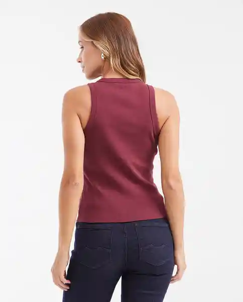 Top Essential Tank Femenino Rojo Talla S Chevignon