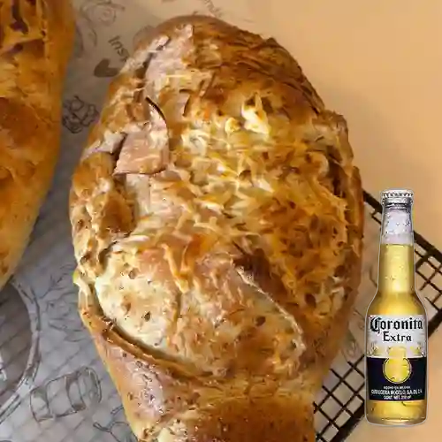 Combo Pan Jamon Pavo&Queso + Coronita Bot. 210ml