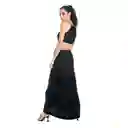 Vestido Largo Dalia Negro Talla Xs