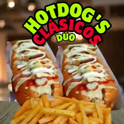 Perros Clasicos Duo + Papas Francesas