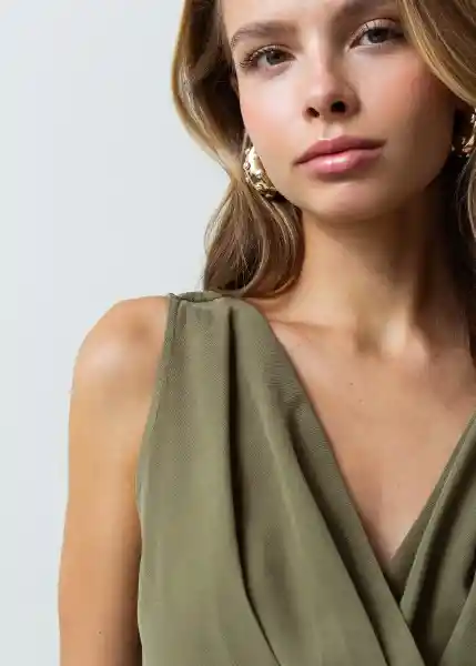 Vestido Mujer Verde Martini L 572G303 Naf Naf