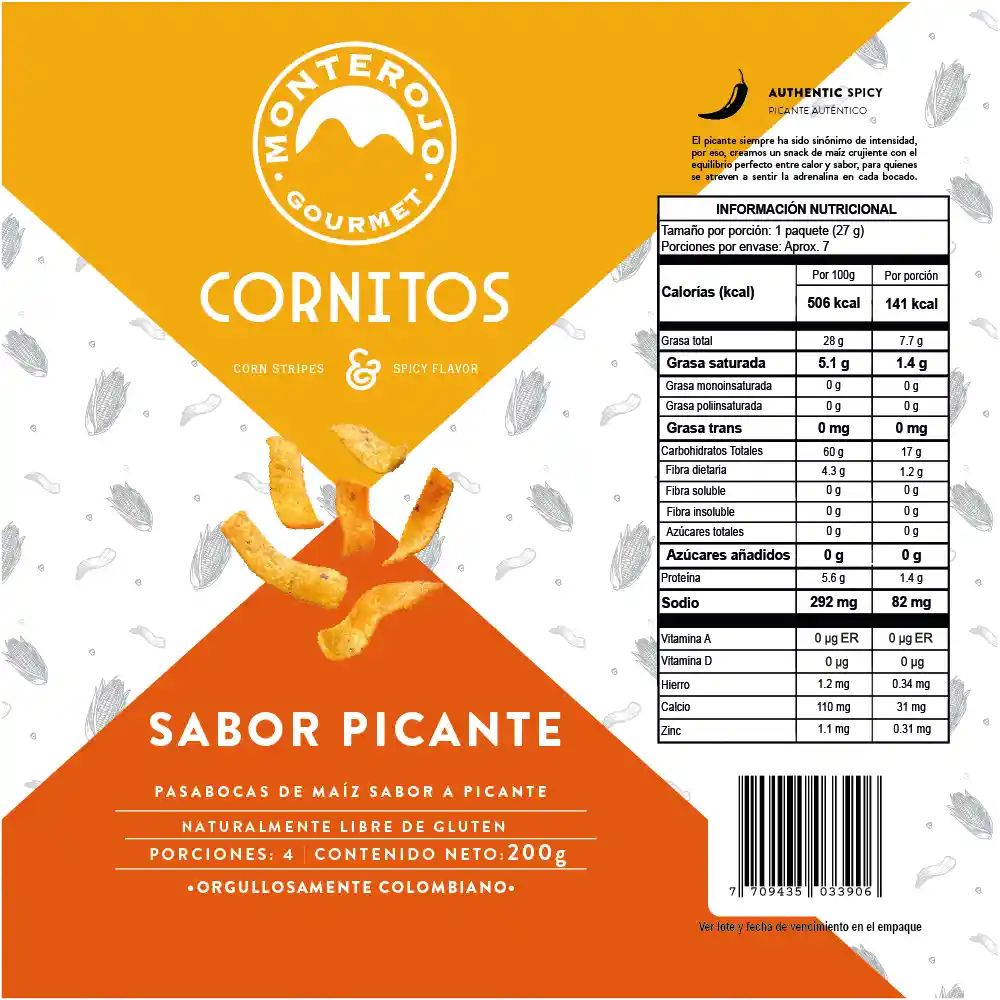 Cornitos Pasaboca Monterojo Picantes