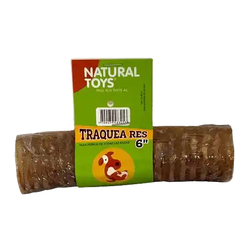 Natural Toys Snack Traquea de Res Natural Deshidratada