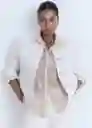 Chaqueta Cazadora Newvicky Blanco Talla S Mujer Mango