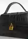Bolso P Victoria Negro Mujer Mango