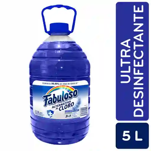 Limpia Pisos Fabuloso Desinfectante Frescura Natural 5L