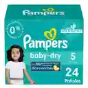 Pampers Pañal Desechable Baby Dry Etapa 5 24 Und