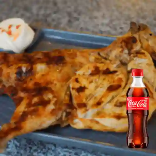 Combo Pollo Árabe + Coca-Cola Sabor Original 400 ml