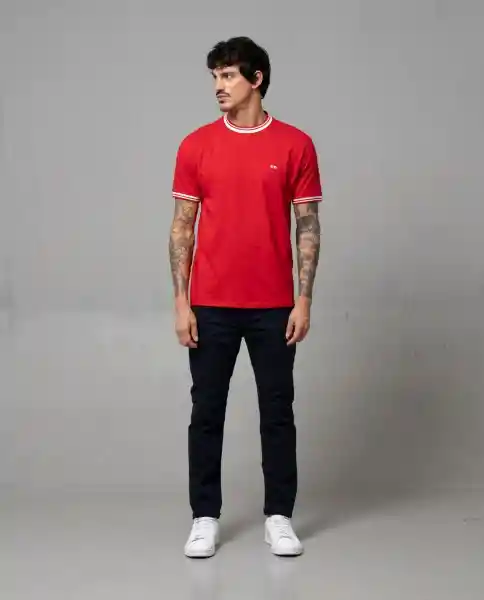 Camiseta Hombre Rojo S 100G100_ROJ191758 Rifle