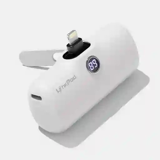 Iwalk Batería Con Soporte L.P L Blanco 5000mah