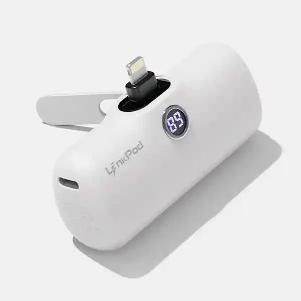 Iwalk Batería Con Soporte L.P L Blanco 5000mah