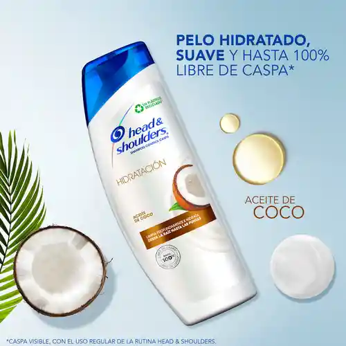 Head & Shoulders Shampoo Hidratación con Aceite de Coco