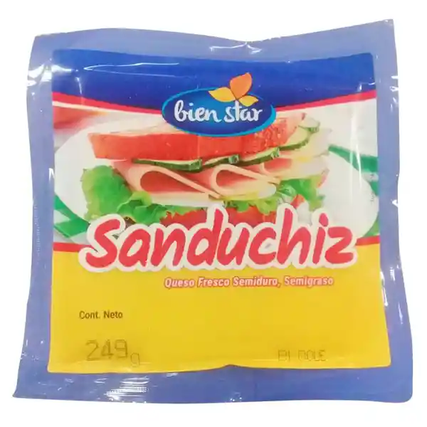 Queso Bien Star Sanduchiz Bloque