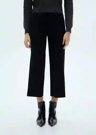 Pantalón Magul Negro Talla M Mujer Mango