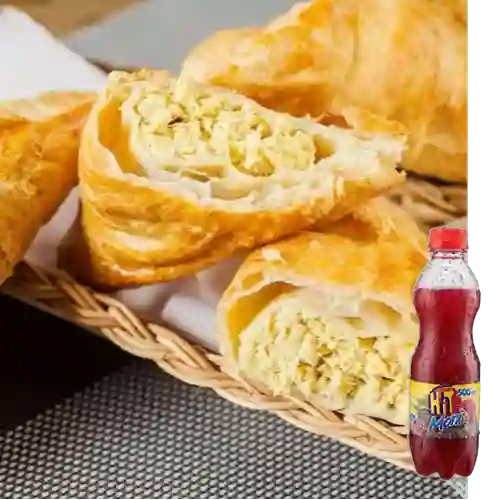 Combo Pastel de Pollo + Hit Mora 500 ml