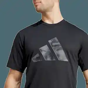 Adidas Camiseta Camo Big Logo T Hombre Negro Talla Ref: IS6151