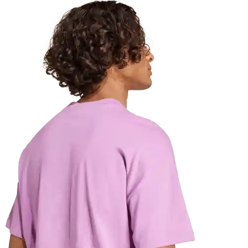 Adidas Camiseta Manga Corta Lifestyle Hombre Morado Talla M