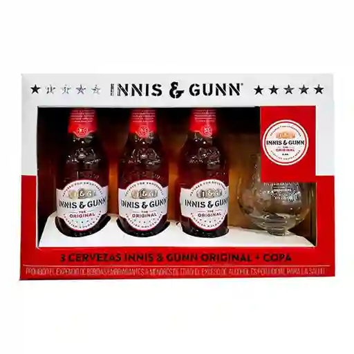 Innis & Gunn Cerveza Añejada + Copa (990 mL)