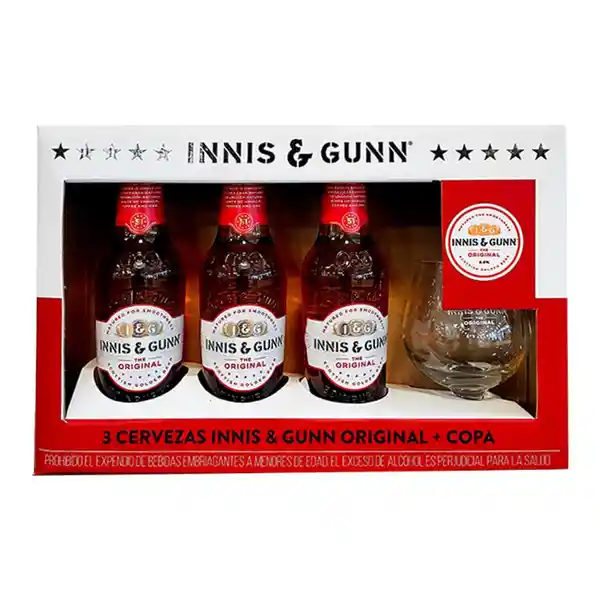 Innis & Gunn Cerveza Añejada + Copa (990 mL)