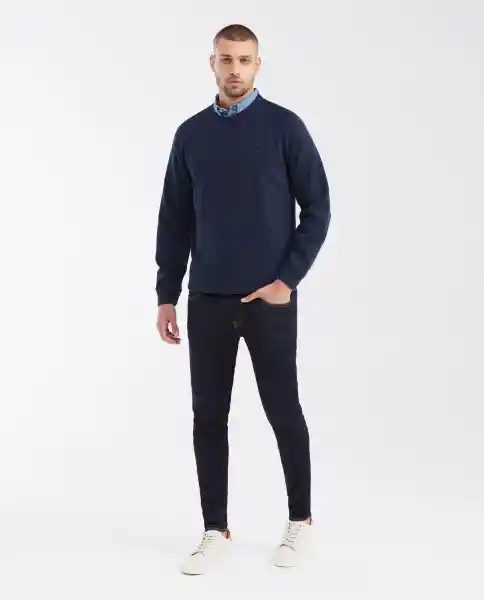Buzo Wanna be Knitted Azul Dark Ultraoscuro Talla L Chevignon