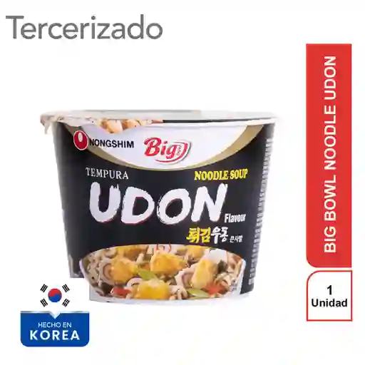 Big Sopa Instantánea Bowl Noodle Udon