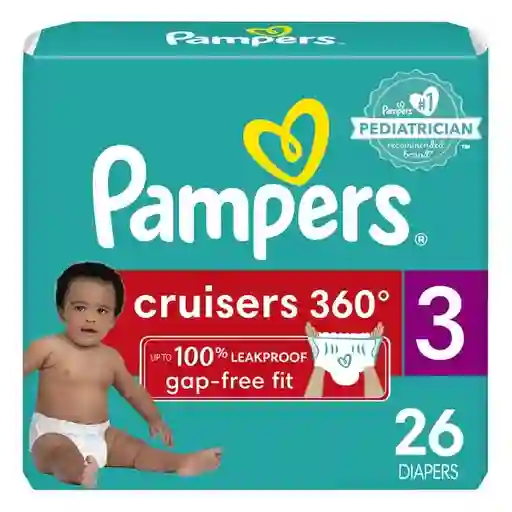 Pampers Cruisers 360 Fit Pañales 3 26 Unidades