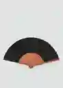 Abanico Stefan Negro Talla 99 Mujer Mango