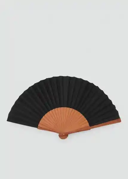 Abanico Stefan Negro Talla 99 Mujer Mango