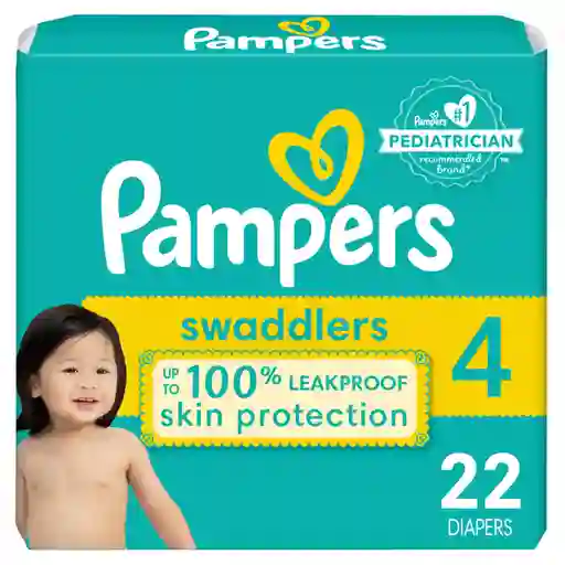 Pampers Pañal Swaddlers Talla 4