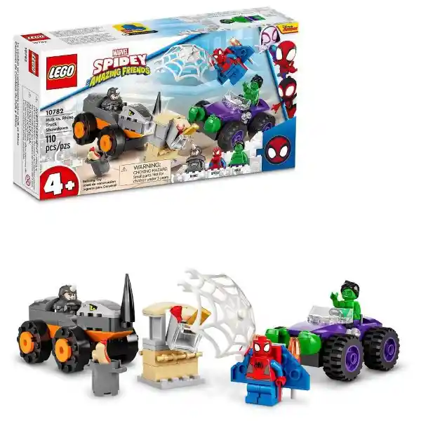 Lego Set de Constucción Camiones de Combate Hulk Rino 10782