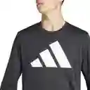 Adidas Camiseta Run It Para Hombre Negro Talla L