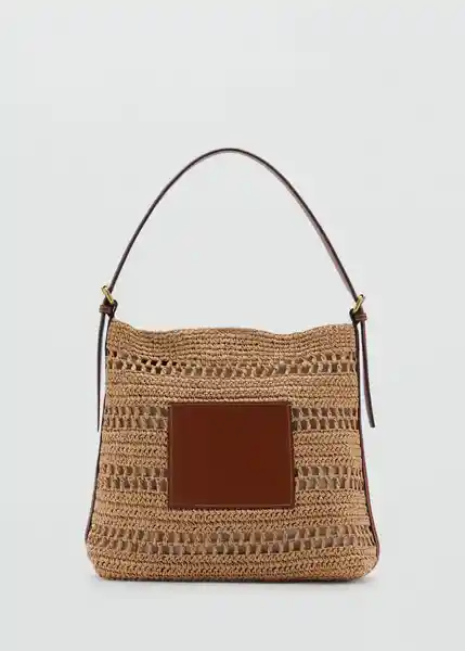 Bolso M Sifnos Cuero Talla 99 Mujer Mango