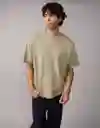 Camiseta Hombre Verde Talla Large 3664306 American Eagle