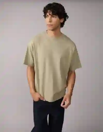 Camiseta Hombre Verde Talla Large 3664306 American Eagle