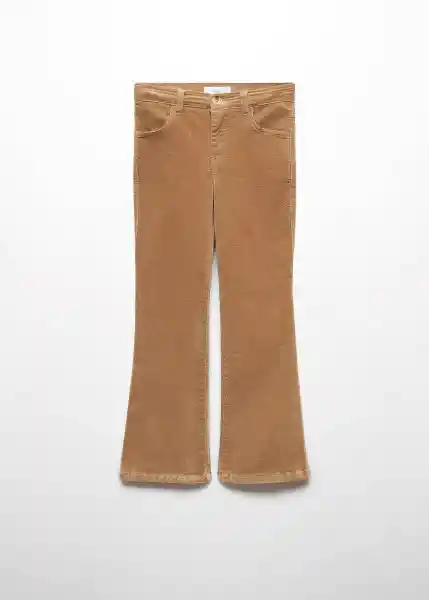 Pantalón Velve Camel Talla 06 Niña Mango