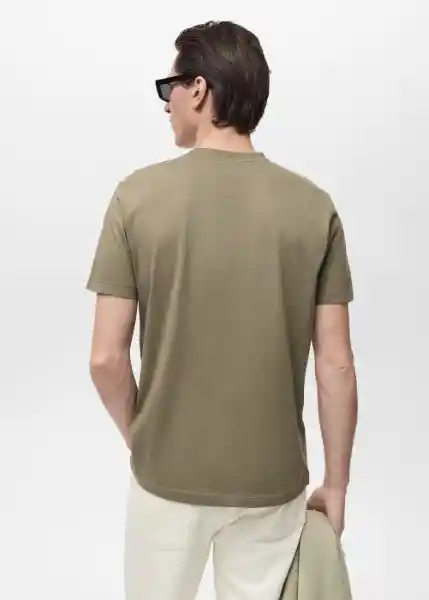 Camiseta Cherlo Dark Caza Talla M Hombre Mango