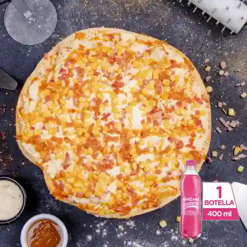 Combo Pizza Americana + Postobón Manzana 400 ml
