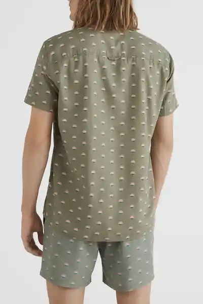 ONeill Camisa Aop Chambray am Verde Talla S