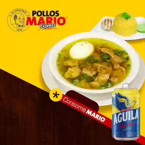 Combo Consome Mario + Cerveza Águila 355 ml