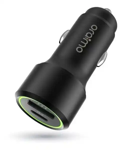 Oraimo Cargador Carro Bullet Pd Negro