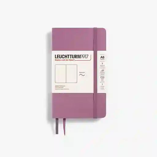 Leuchtturm1917 Cuaderno Pequeño Blanca Rosa Sc