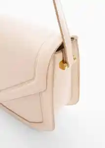 Bolso M Envy Off White Mujer Mango