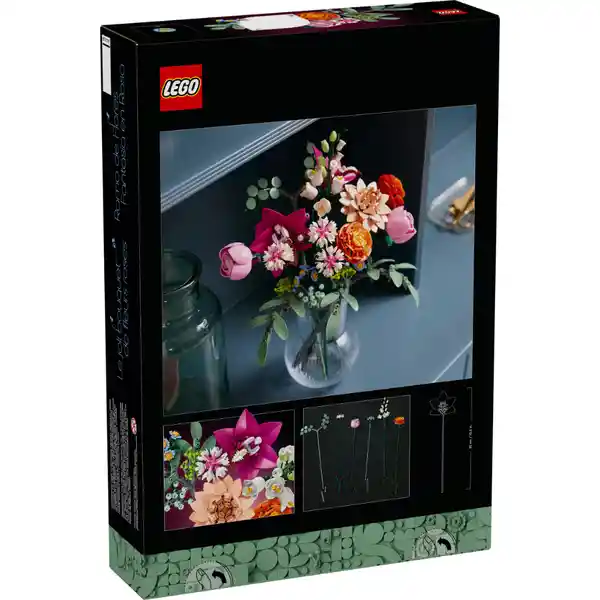 Set de Construcción Ramo de Flores Fantasía en Rosa Lego