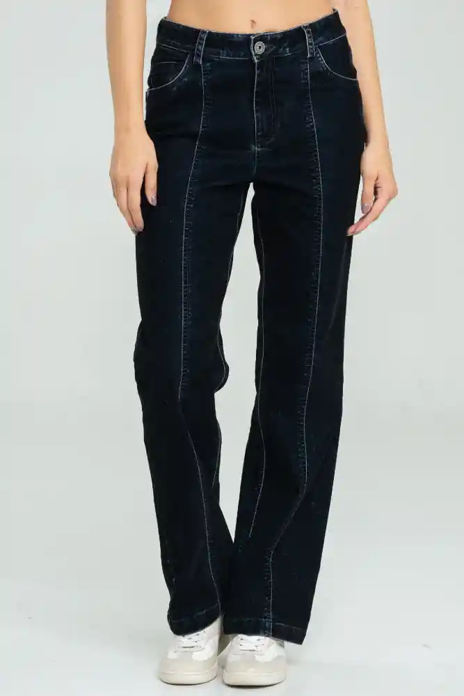 Jeans Straight Velvet