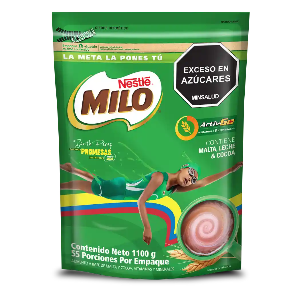 Bebida en polvo MILO x 1100g